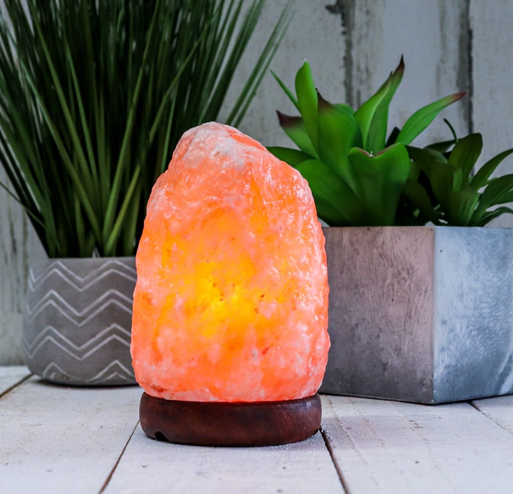Natural Pink Himalayan Salt Lamp 6-8 Lbs